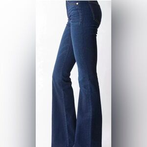 NWT Midheaven Denim Valentina Flare Jeans, Dark Wash, Size 31 (Tall)